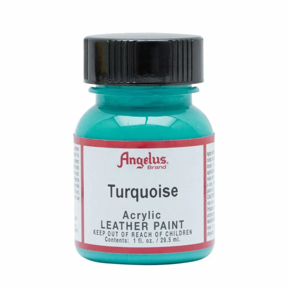 Angelus Acrylic Leather Paint 1oz Turquoise