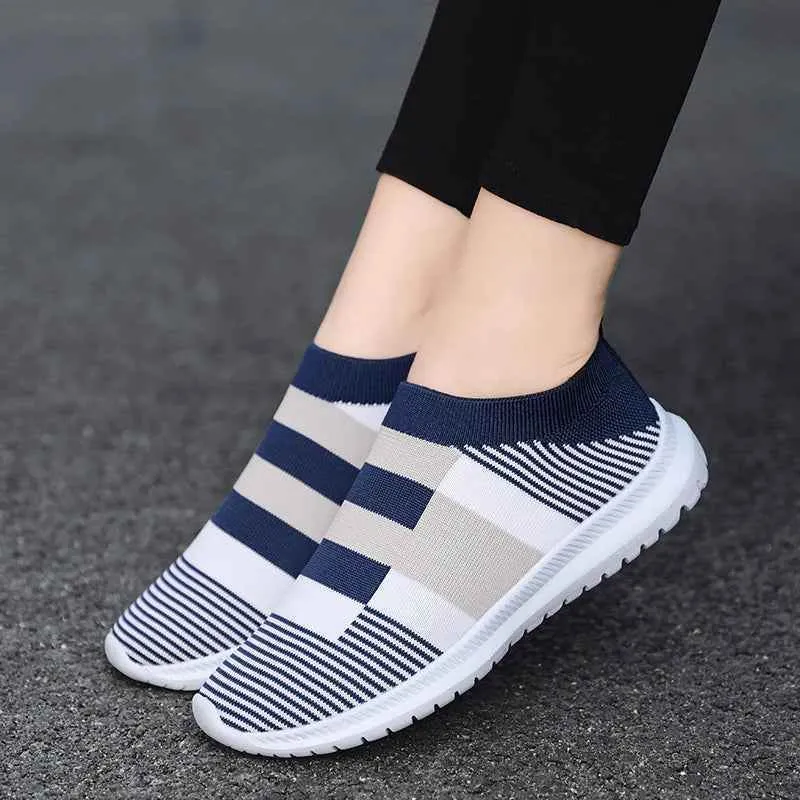 Breathable Flats Sneakers Women's Casual Shoes #1950