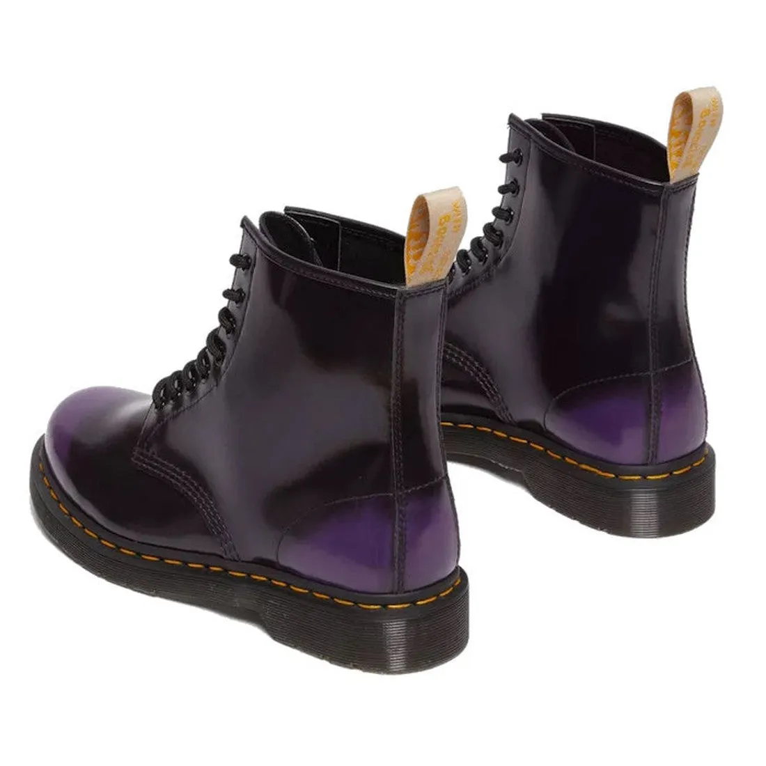 Dr Martens - Vegan 1460 Rich Purple Oxford Rub Off Boot 8 eye