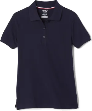 French Toast Girls' Short Sleeve Stretch Pique Polo Shirt