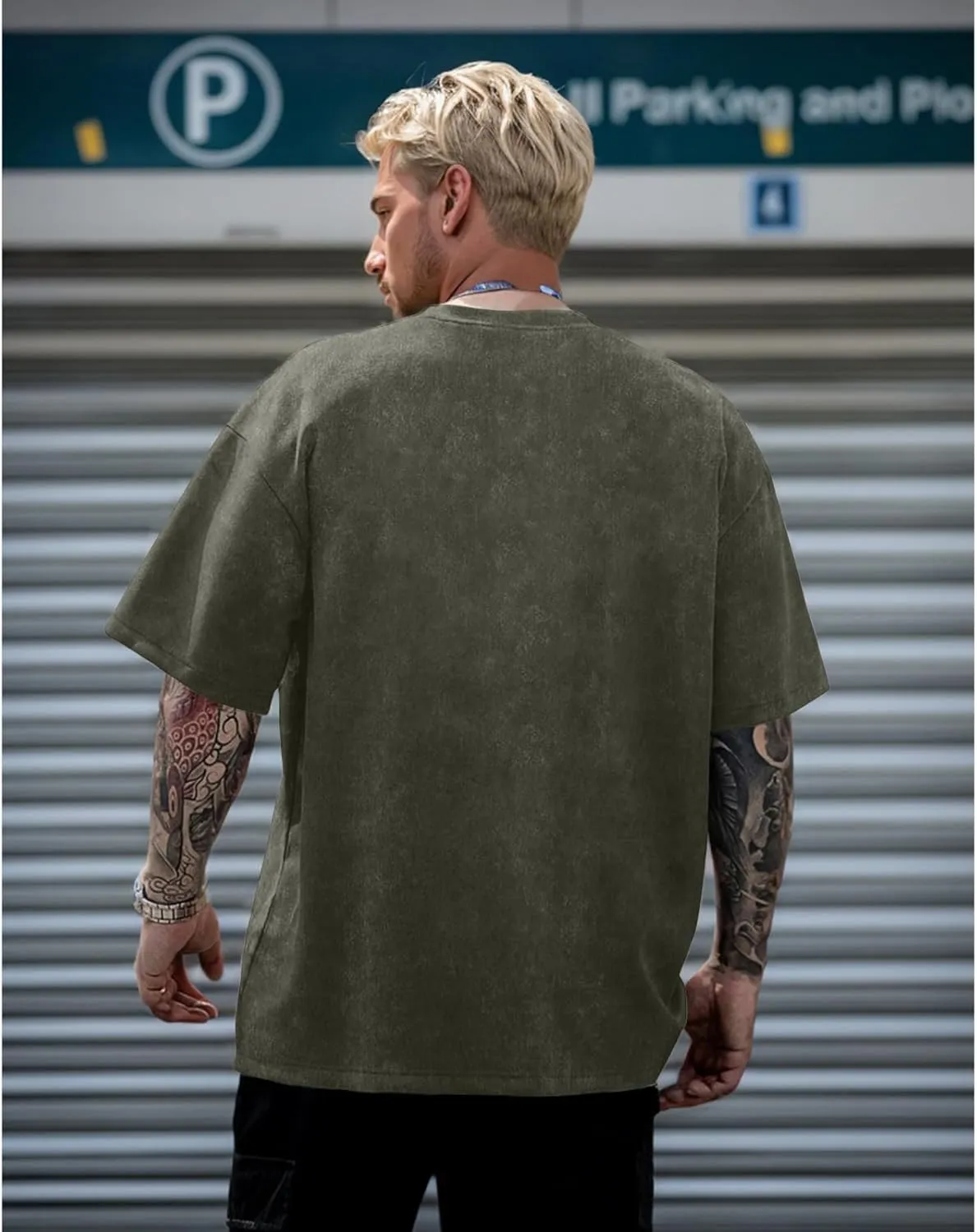 Mens Skeleton Graphic Tee Shirt Streetwear Vintage Acid Wash Shirts Inspirational Letter Print Tshirts Summer Top