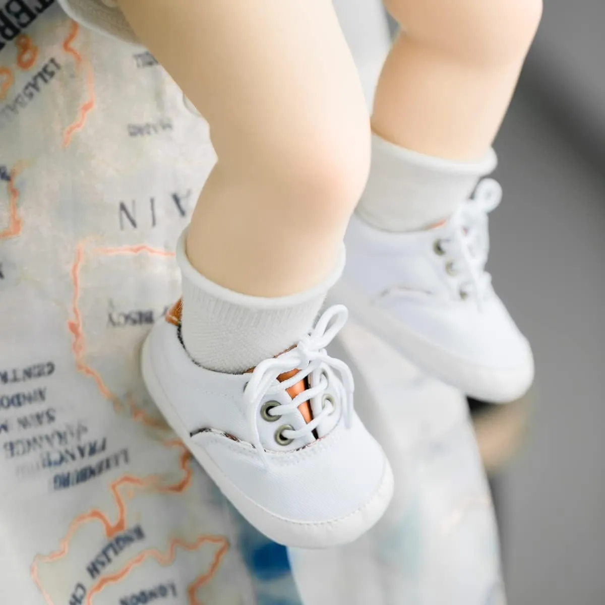 Morbido Infant Baby Boys Girls Canvas Sneaker Toddler Slip On Anti Skid Newborn First Walkers Candy Shoes for 0-18 Months