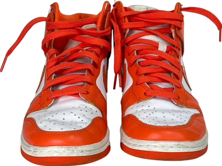 Nike Orange Dunk High Syracuse High top trainers UK 4 EU 37 👠
