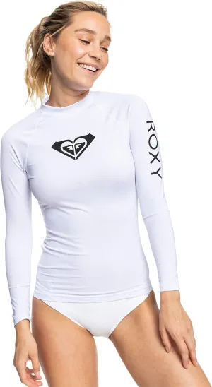 Roxy Women's Rashguard ?C UPF 50 , Compression Fit, Surf, Hiking, Volley, Workout, Yoga, Quick-Dry Swim Shirt