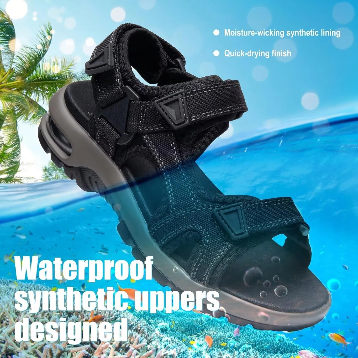 visionreast Boys Sandals Camouflage Print Kids Fashion Sport Sandals Outdoor Sandal Athletic Casual Sandals Beach Shoes